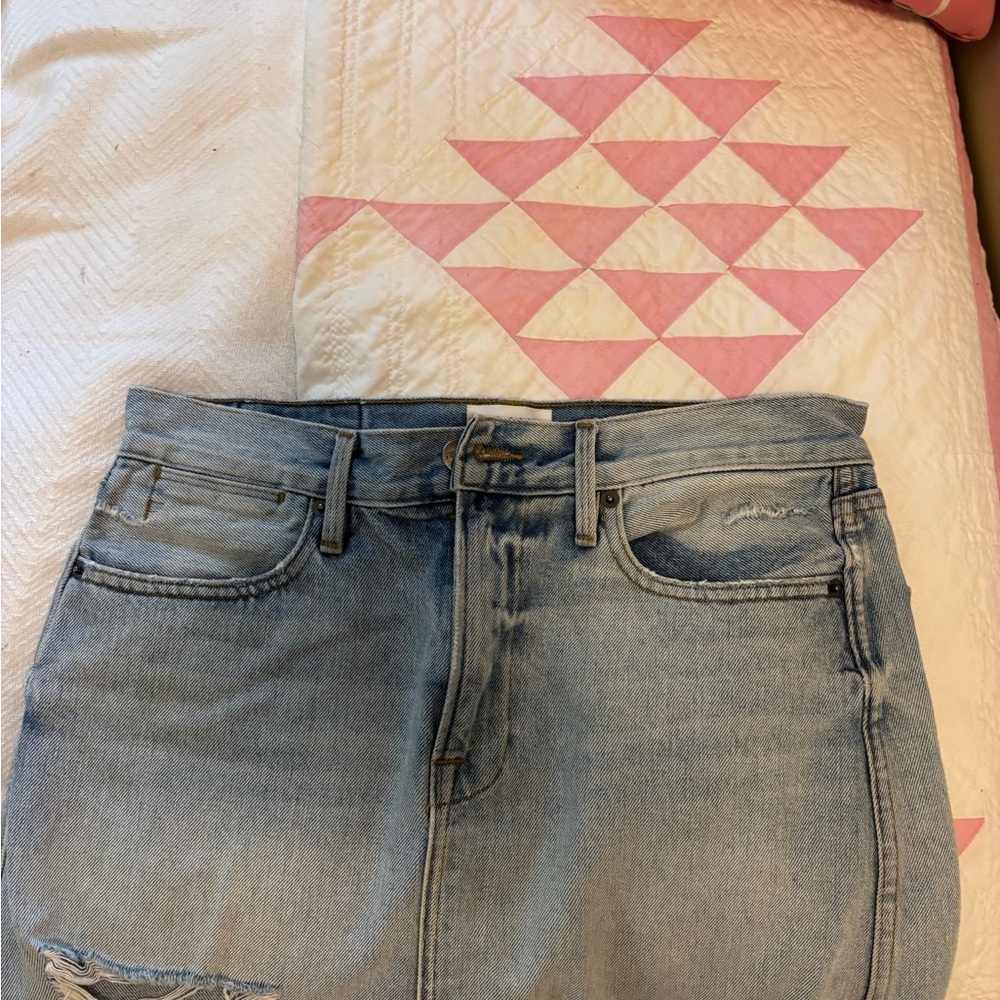 Frame Denim High Rise Blue Jeans